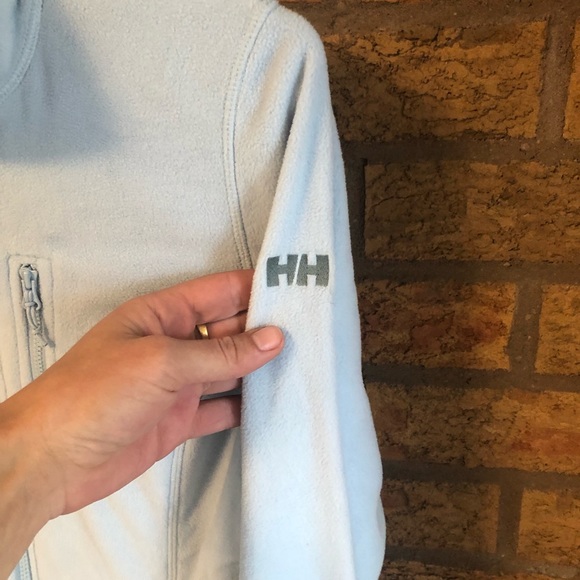New! Helly Hansen BabyBlue Fleece Sweater - Picture 2 of 3